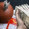 Post Office Monthly Income Scheme (POMIS) banner, offering Rs 5,550 monthly income on Rs 9 lakh investment in 2025.