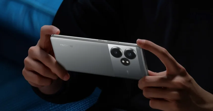 user with Realme GT 6T during Amazon price drop offer, India 2025