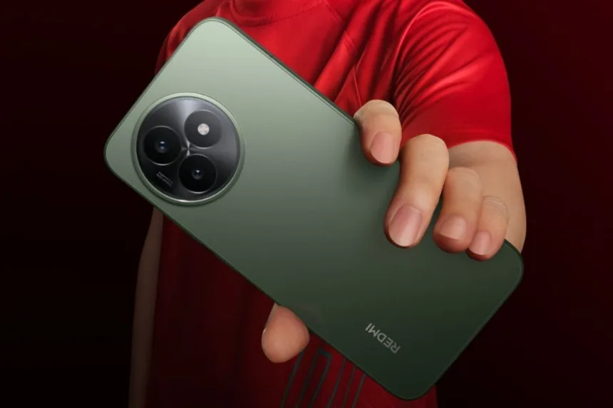 Redmi K80 Ultra in matte green, launching in China June 2025 with Dimensity 9400+ and 7,410mAh battery.