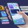 user exploring Samsung One UI 8 split-screen mode on Galaxy S25, India 2025