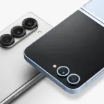 user exploring Samsung Galaxy Z Fold 7 and Flip 7 during launch event, India 2025