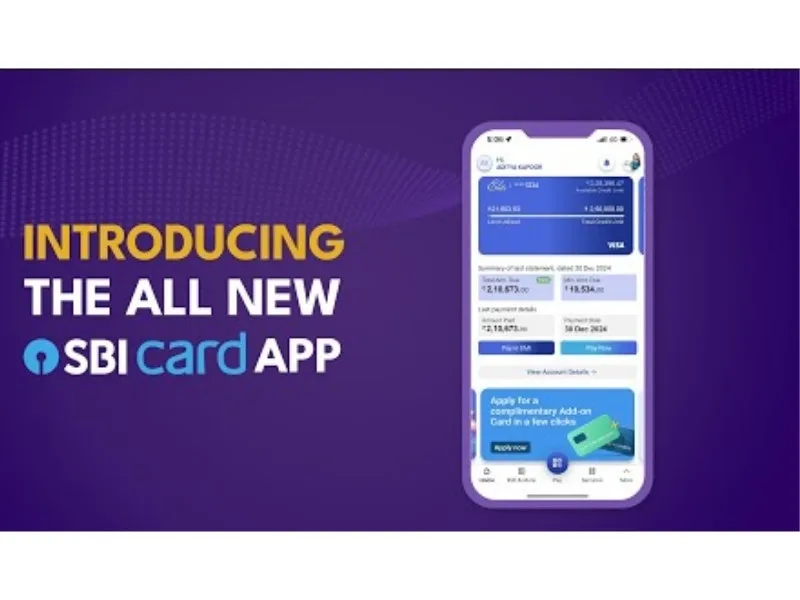SBI Card app interface showing minimum due amount calculation, 2025