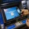 SBI ATM displaying UPI QR code for cardless cash withdrawal, launched in 2025 for secure digital banking.