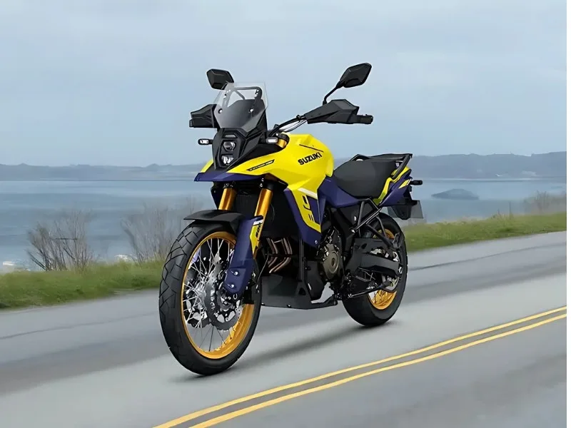 Suzuki V-Strom 800 DE 2025 5-inch TFT display with advanced riding modes