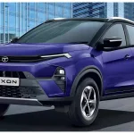 Tata Nexon CNG 2025 in Flame Red, showcasing stylish eco-friendly SUV design for Telugu urban commuters