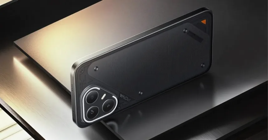 user exploring Tecno Pova 7 Series during India launch, 2025