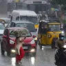 Heavy rainfall in Hyderabad, Telangana, under a yellow alert due to a Bay of Bengal low pressure system starting June 28, 2025.