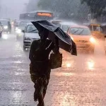 Rain clouds over Hyderabad, indicating IMD’s 2025 weather forecast for Telugu states.