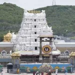 Devotees walking on Srivari Mettu footpath to Tirumala, enhanced with new facilities in 2025