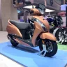 TVS CNG scooter concept model, resembling Jupiter, launched in 2025 at Rs 80,000 with high mileage and dual-fuel capability.