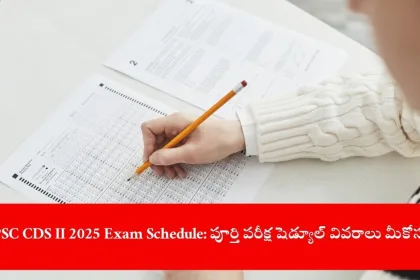 candidate checking UPSC CDS II 2025 exam schedule online, India 2025