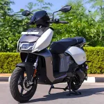 Vida V1 Pro 2025 in Matt Red, showcasing stylish electric scooter design for Telugu eco-conscious riders