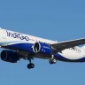 IndiGo aircraft at Visakhapatnam airport, ready for the new Abu Dhabi flight service starting June 13, 2025.