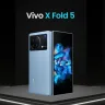 user exploring Vivo X Fold 5 during India launch, 2025