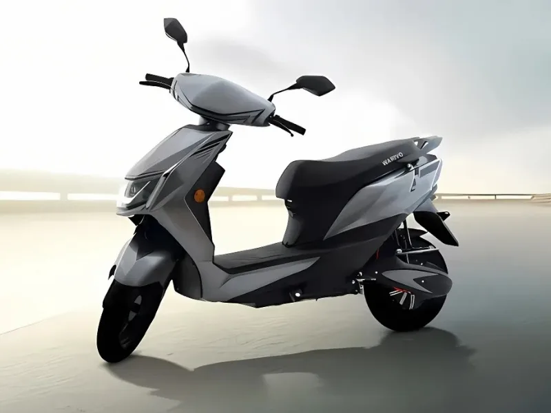 Warivo Edge electric scooter 2025 LED headlight with modern commuter features
