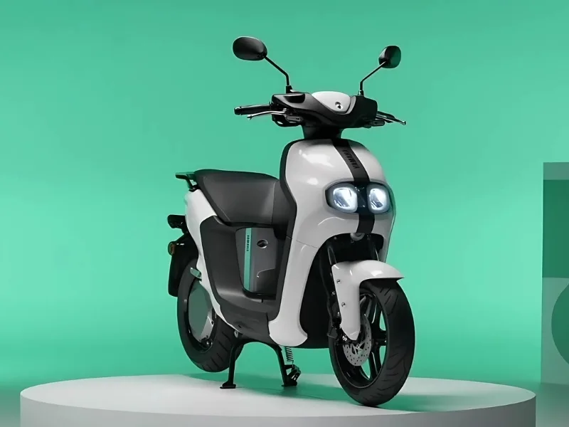 Yamaha Neo electric scooter 2025 removable battery for easy charging